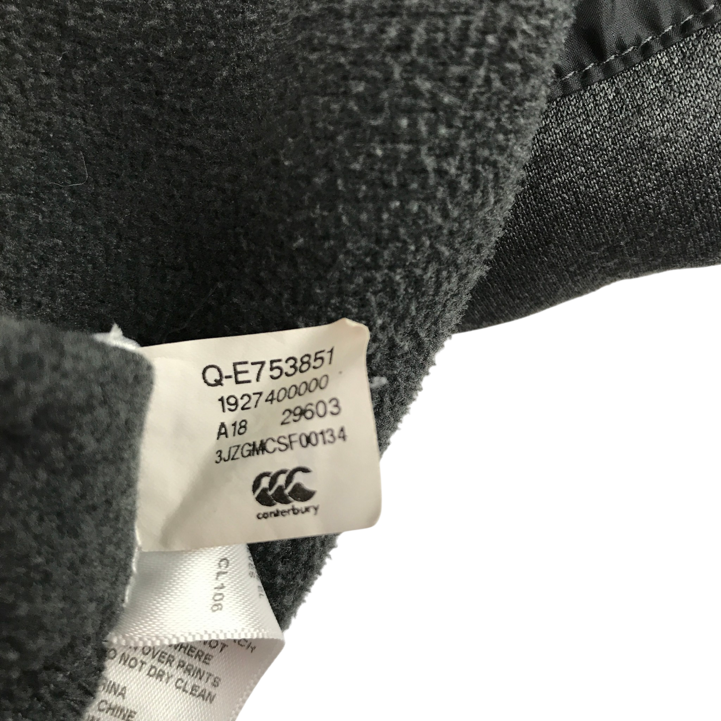 Canterbury 10 years grey hoodie
