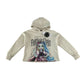 F&F hoodie 8-9 years beige Monster high Frankinstein print