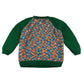 Handknitted jumper 6-7 years multicolour long sleeve crew neck