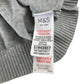 M&S sweater 5-6 years grey dinosaur print design jersey material cotton
