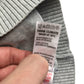 M&S sweater 5-6 years grey dinosaur print design jersey material cotton