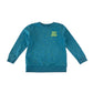 Dunnes Stores sweater 5-6 years light blue paint splash design print