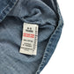 Matalan blouse 4-5 years blue denim with frilled details cotton