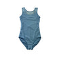 Leotard 9-10 years Light Blue sleeveless with mesh detail on chest