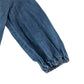 Matalan blouse 4-5 years blue denim with frilled details cotton