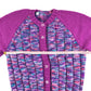 Handknitted cardigan 5-6 years pink and purple