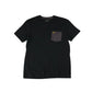 Lyle & Scott t-shirt men's M black with purple pocket