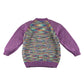 Handknitted jumper 4-5 years lilac and multicolour