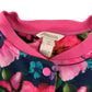 Monsoon sweater 9-10 years navy and pink floral design button up