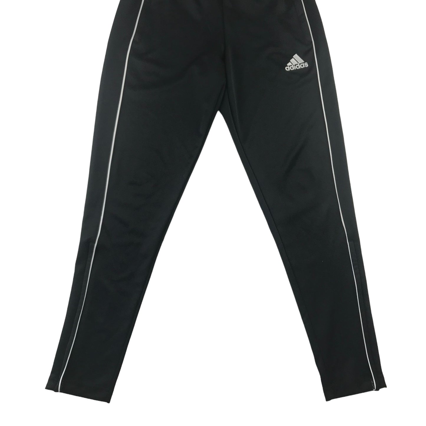 Adidas Sports Joggers Adult S Black with White Side Strip and Logo