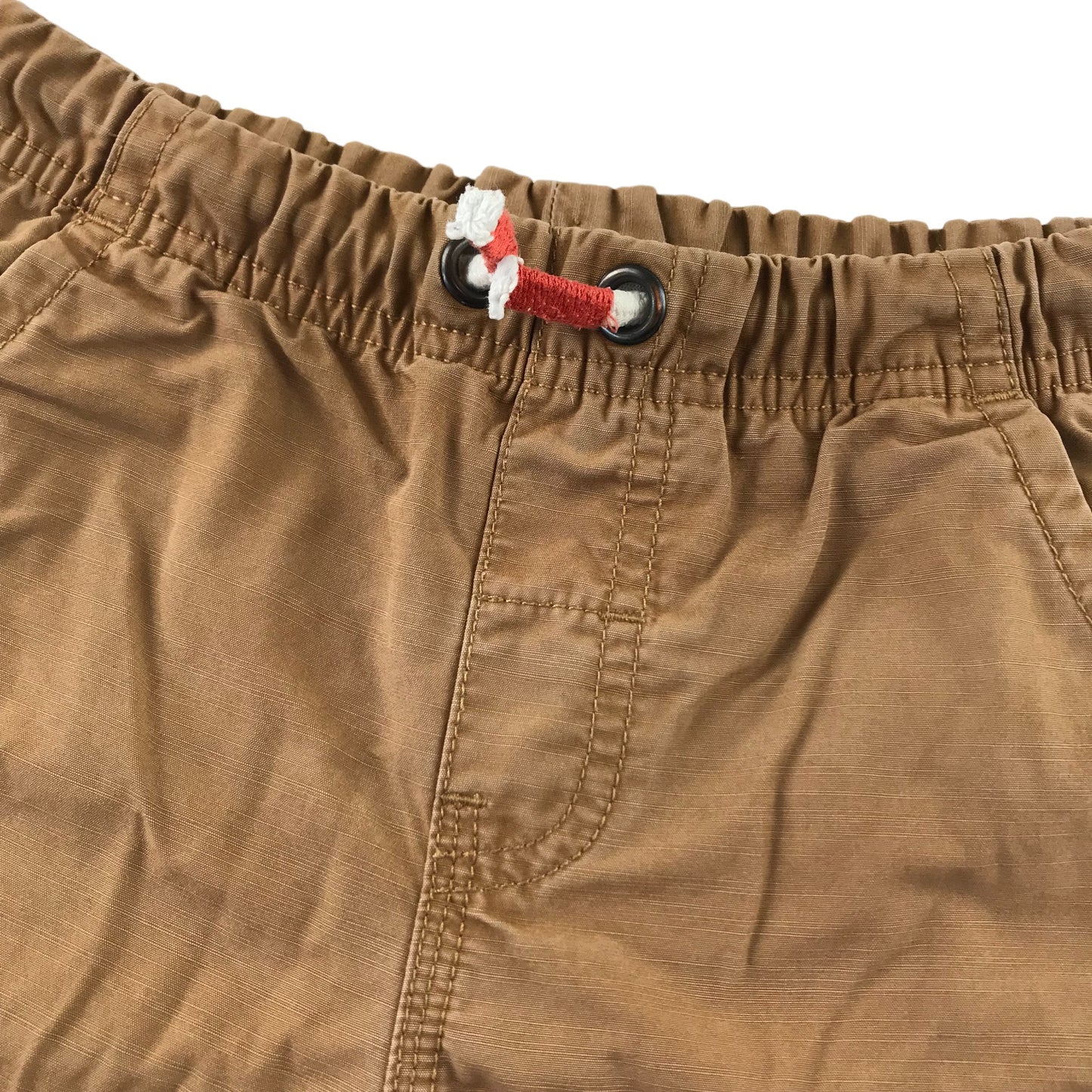 St Bernard shorts 6 years brown plain elasticated waist with draw strings Cotton