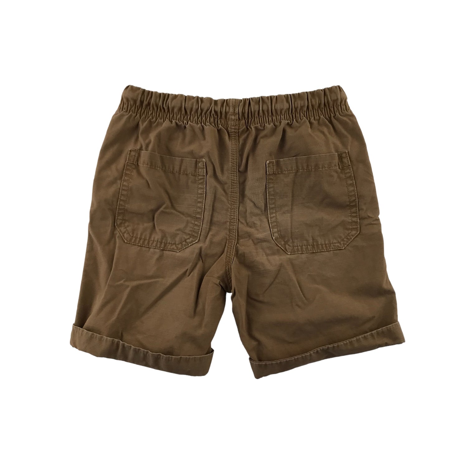 St Bernard shorts 6 years brown plain elasticated waist with draw strings Cotton