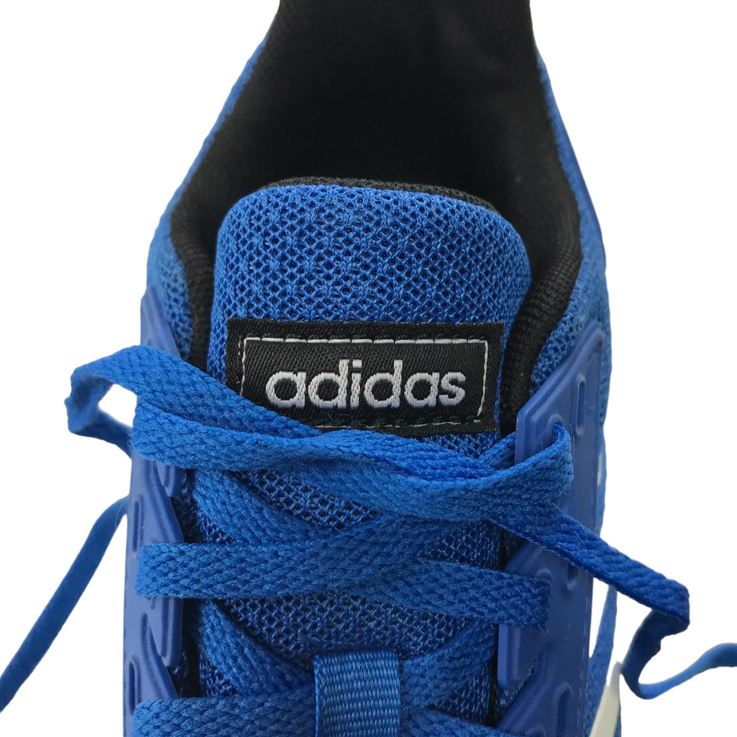 Adidas Trainers Shoe Size 3 Blue Cloudfoam with Laces