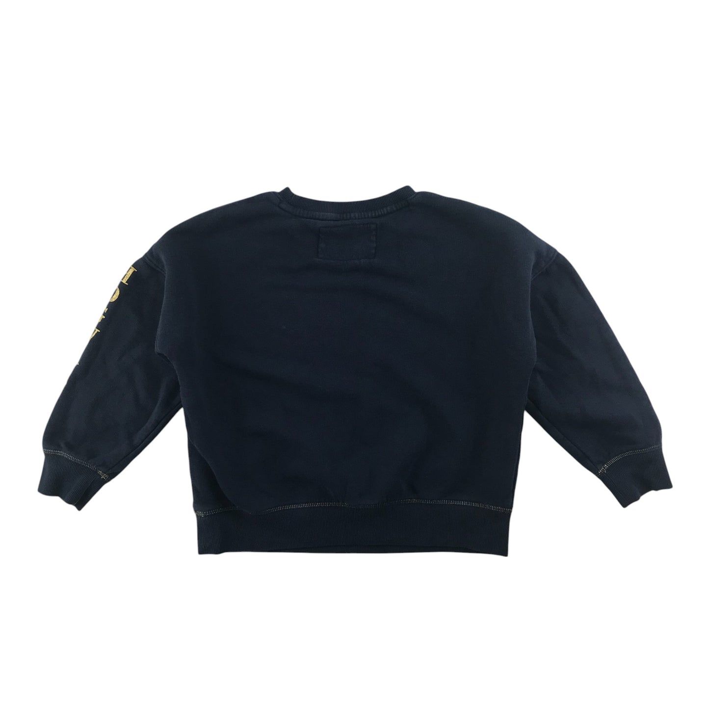 M&S sweater 6-7 years navy blue Harry Potter slightly cropped