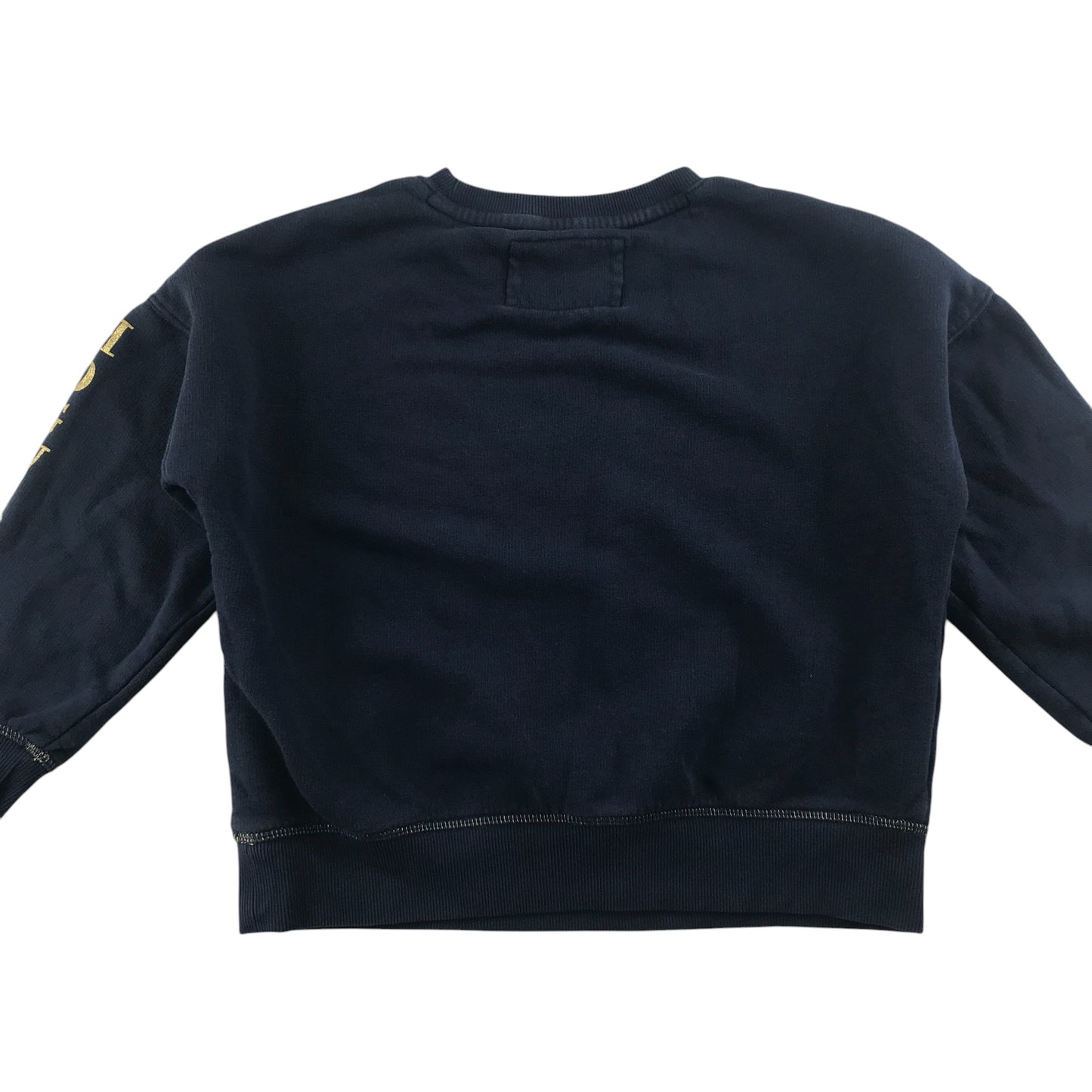 M&S sweater 6-7 years navy blue Harry Potter slightly cropped