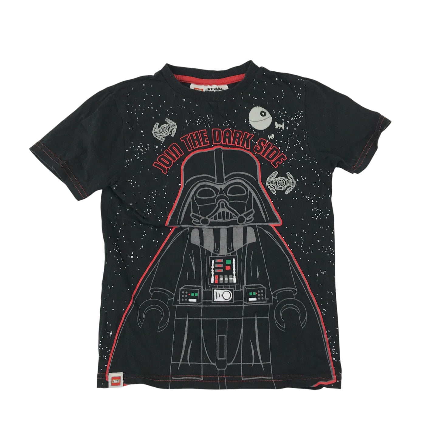George t-shirt 5-6 years black Lego Darth Vader graphic design cotton
