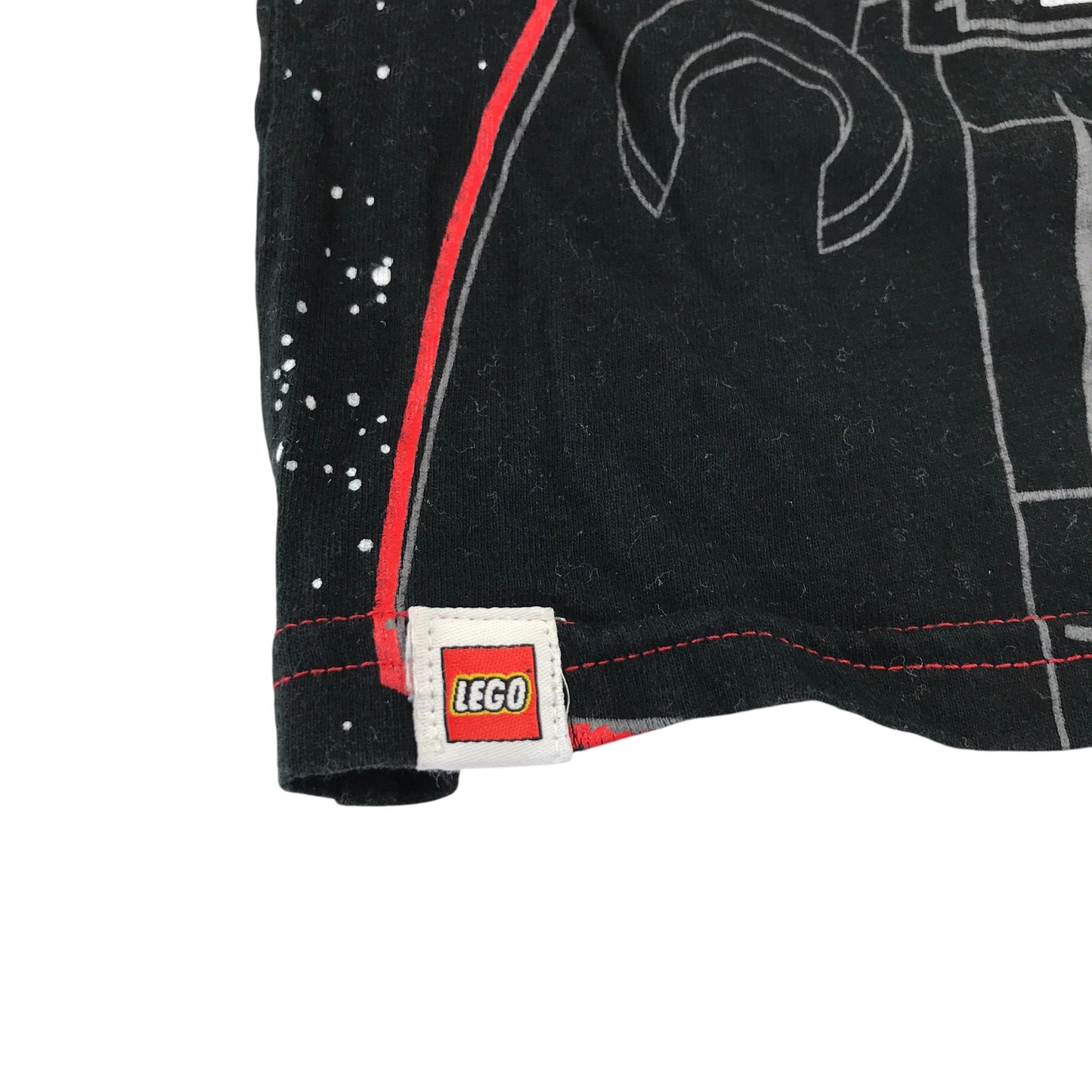 George t-shirt 5-6 years black Lego Darth Vader graphic design cotton