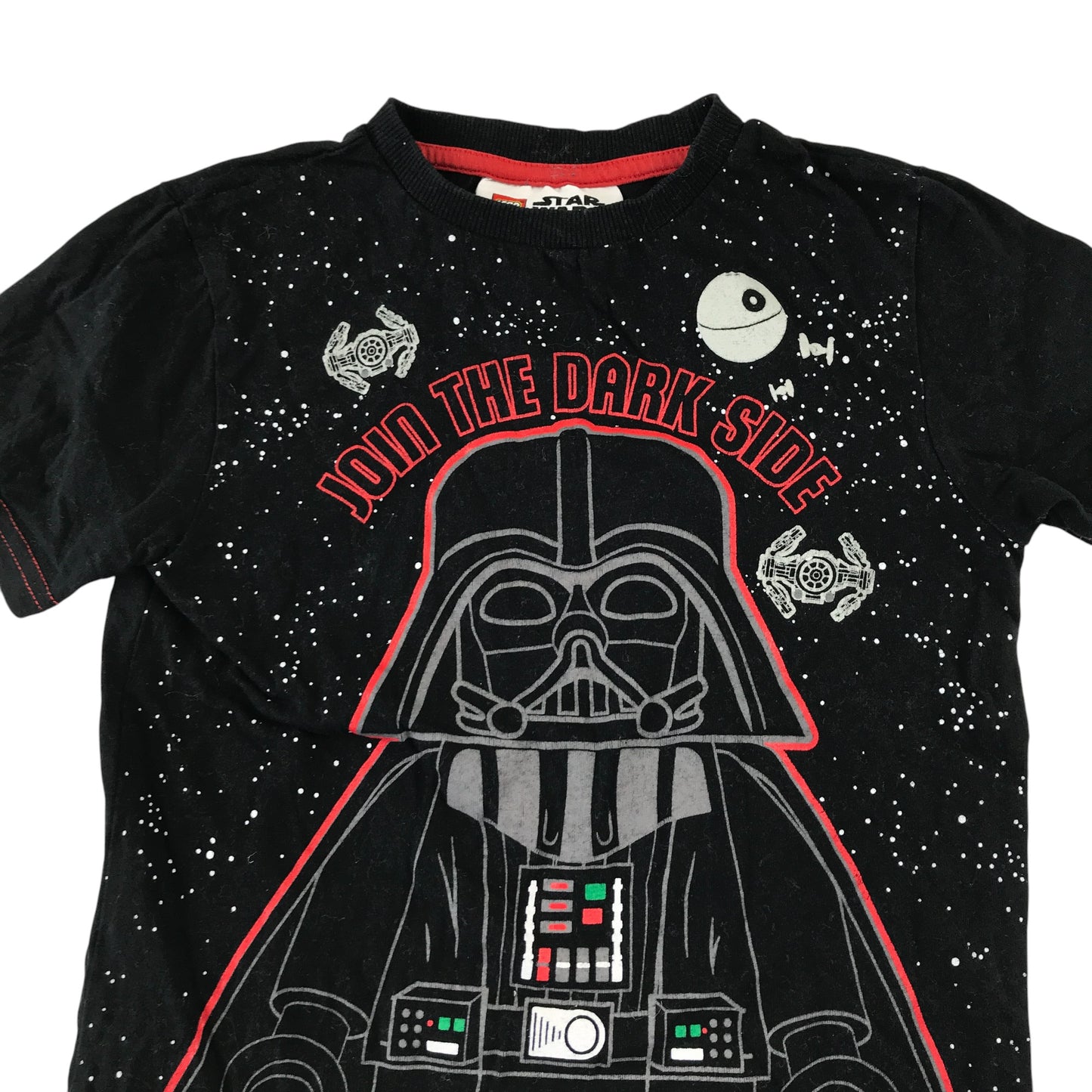George t-shirt 5-6 years black Lego Darth Vader graphic design cotton
