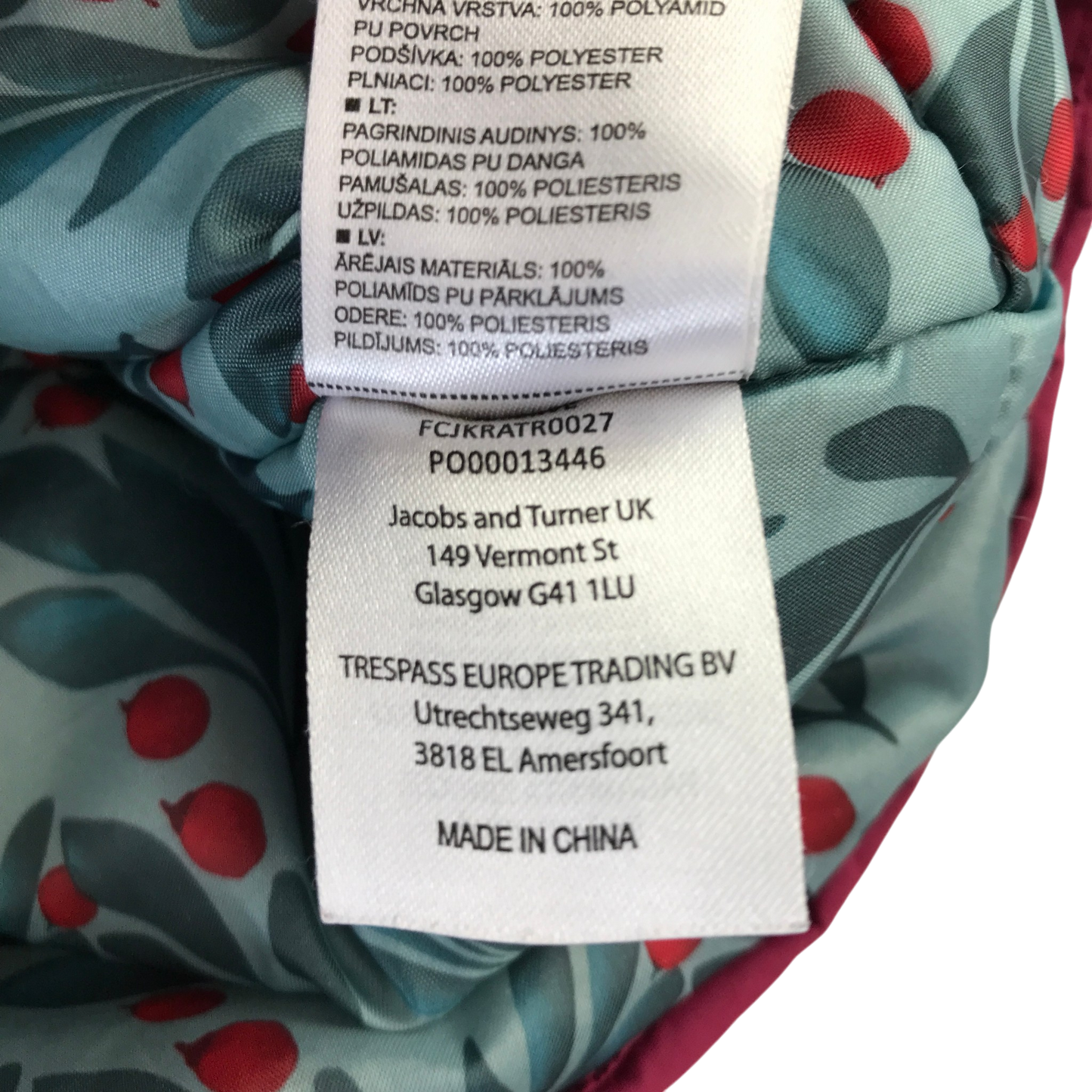 Preloved Trespass jacket for kids