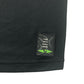 Umbro S5 Sports Top Age 13 Black Plain with Logo and Neon Green Details