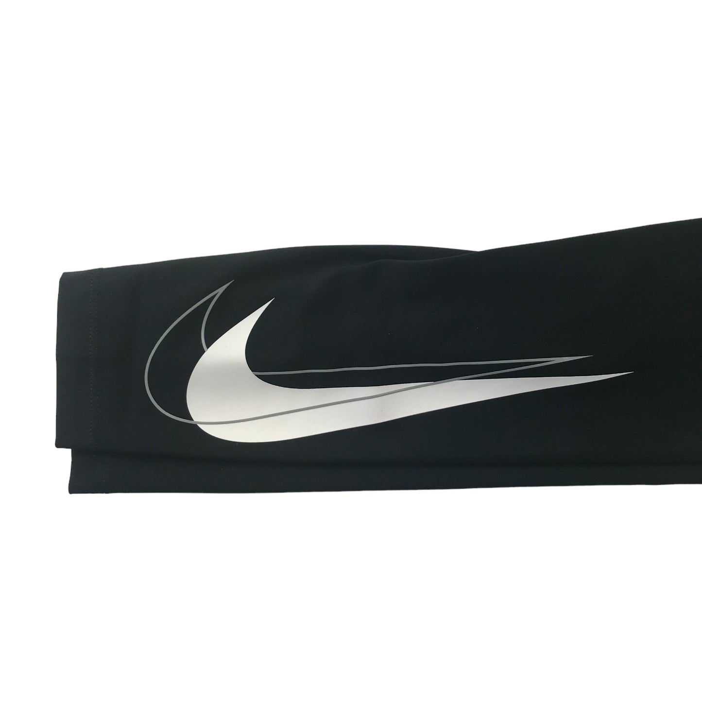 Nike One Sports Leggings Size Small Black with White Nike Logo