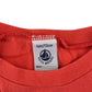 Petit Bateau t-shirt 5-6 years orange with grey front pocket
