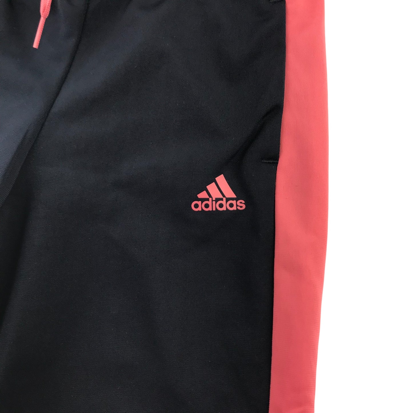 Adidas Sports Joggers 9-10 Years Navy with Pink Side Stripes