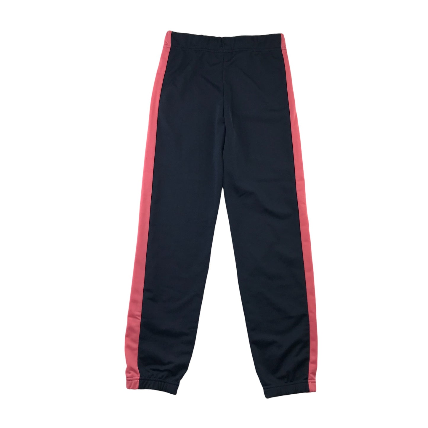 Adidas Sports Joggers 9-10 Years Navy with Pink Side Stripes