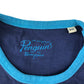 Penguin t-shirt 6-7 years blue yellow and navy panelled cotton