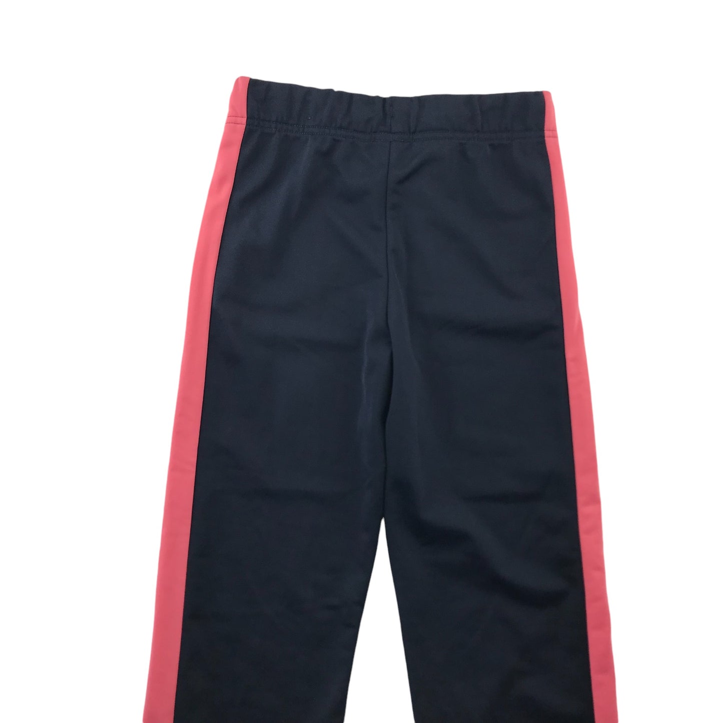 Adidas Sports Joggers 9-10 Years Navy with Pink Side Stripes