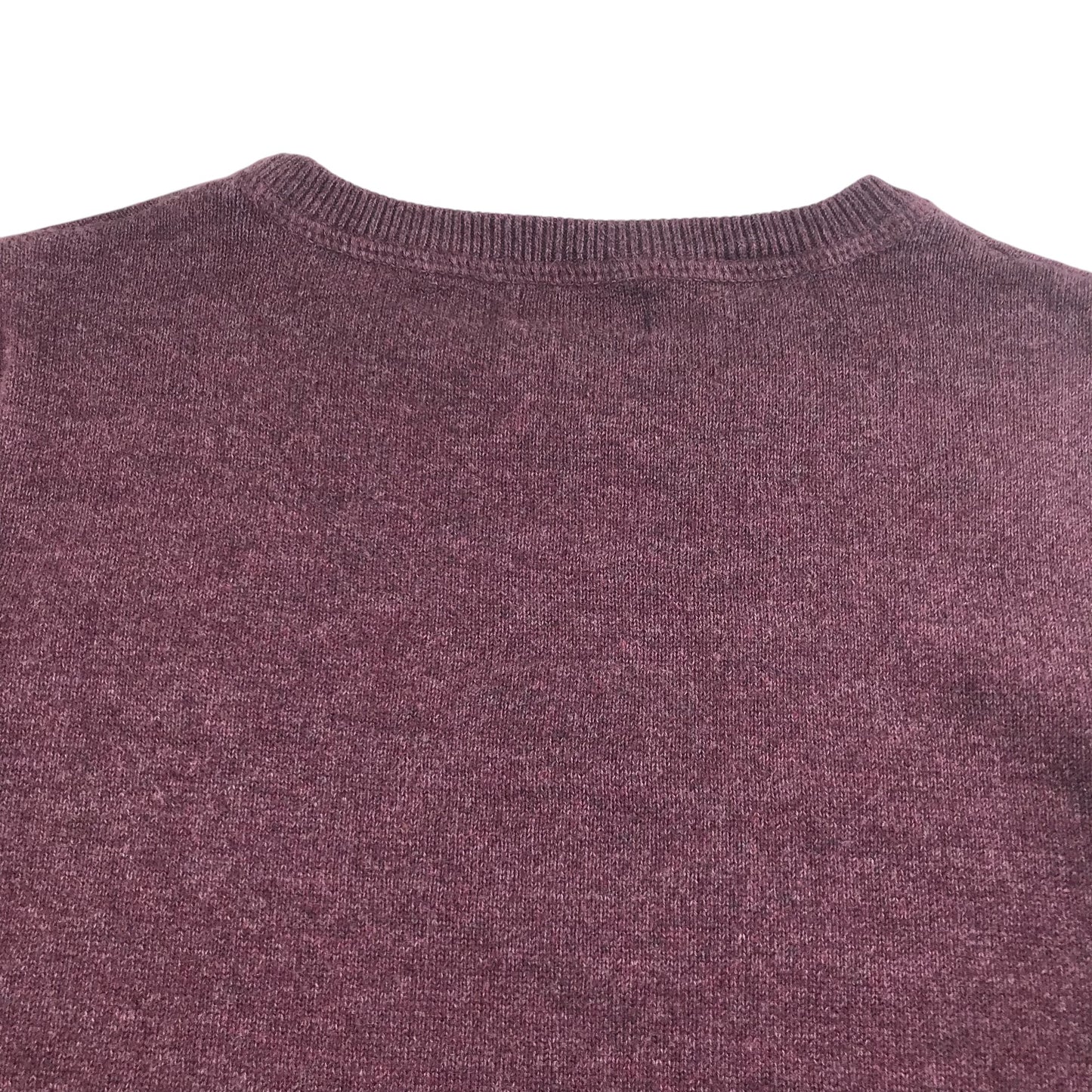 Next jumper 7-8 years dusty burgundy knitted cotton