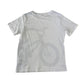Milkshake t-shirt 6-7 years white bike graphic design