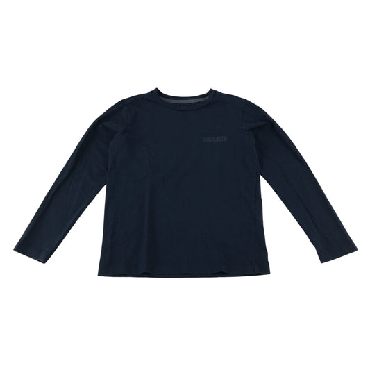 Jack & Jones t-shirt 7-8 years navy with text logo cotton