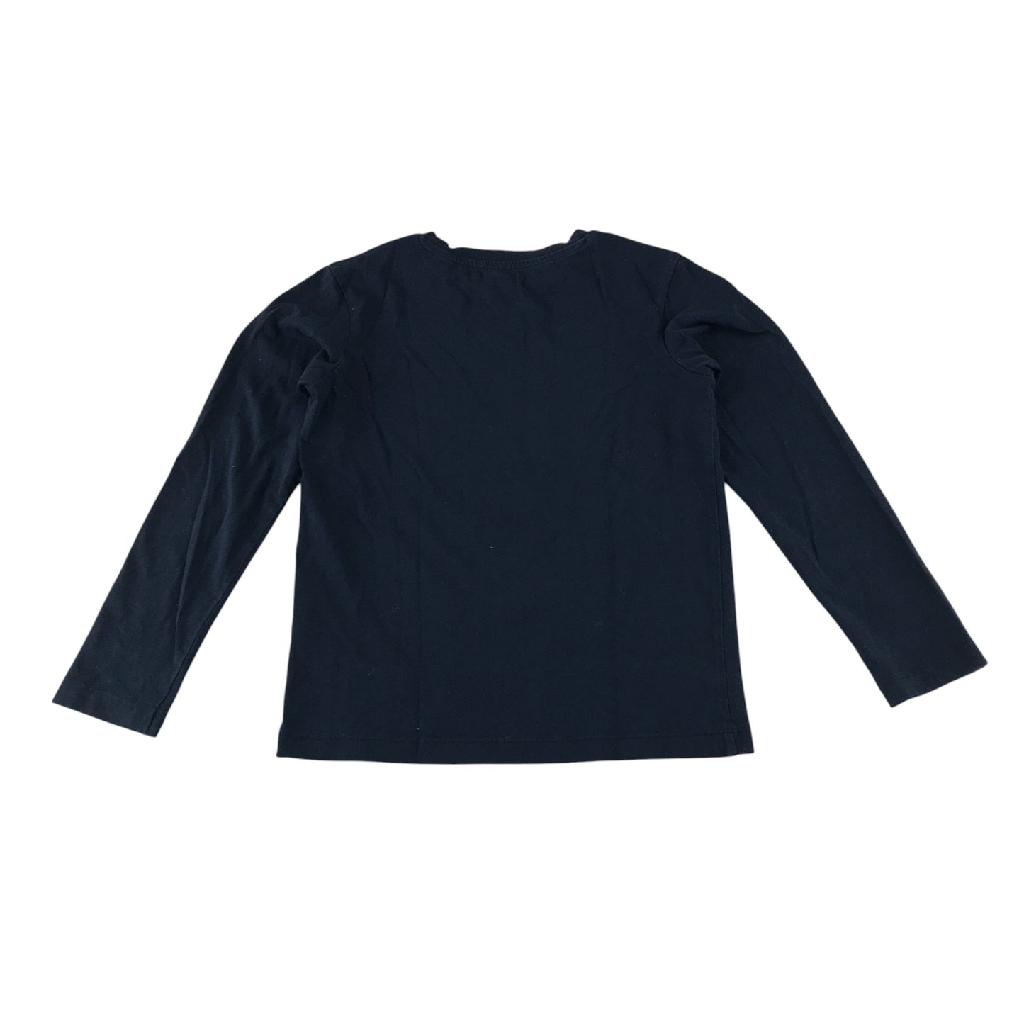 Jack & Jones t-shirt 7-8 years navy with text logo cotton