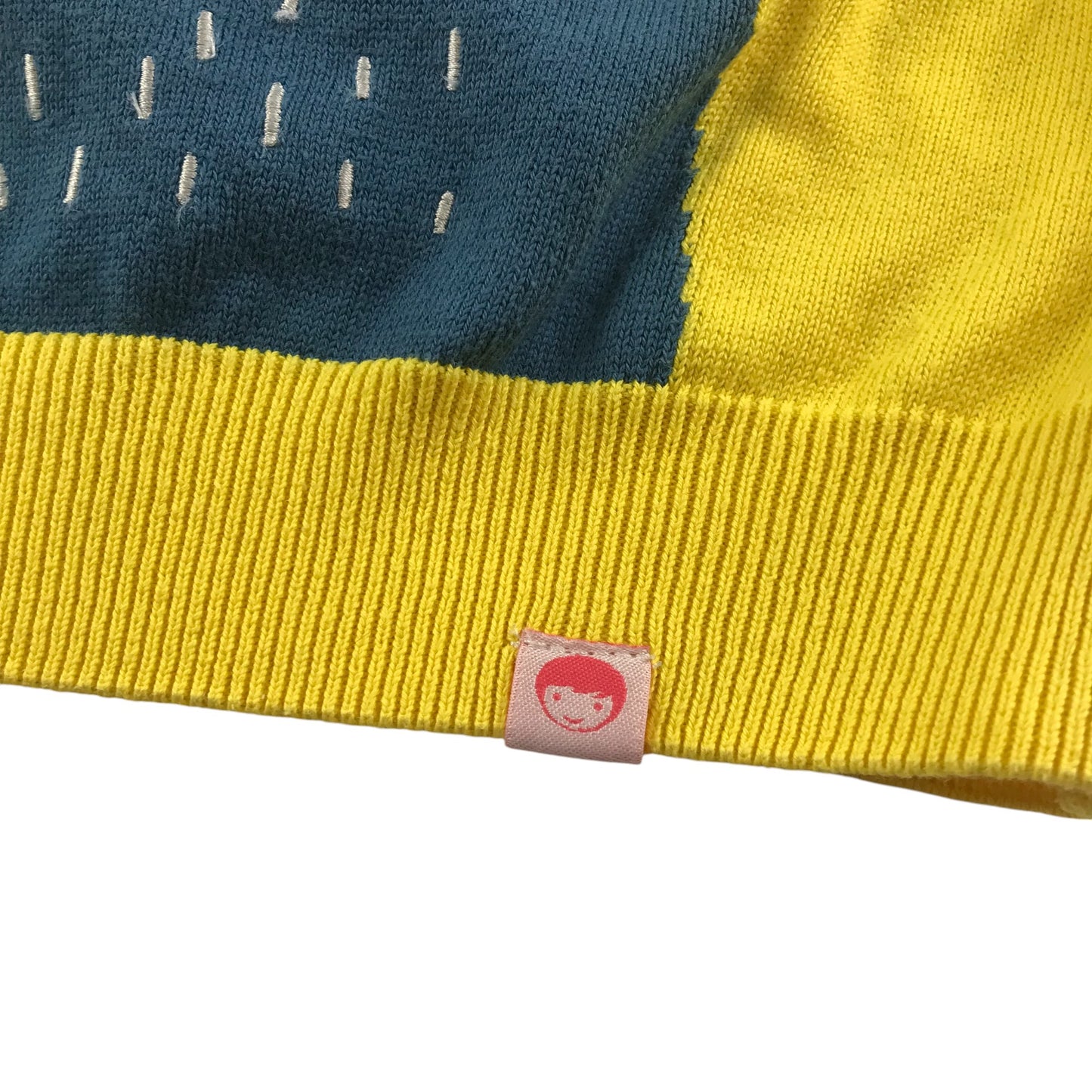 Tootsa Jumper 6-8 years yellow cat organic cotton