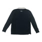 Rugby World Cup Japan 2019 Sports Top Age 11 Navy with White Collar and Blue Strip Across Chest Cotton