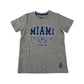 Matalan t-shirt 6-7 years grey Miami graphic design