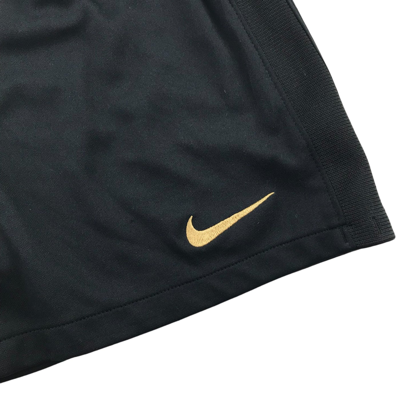 Nike FC Barcelona Sports Shorts 7-8 Years Black with Gold Details