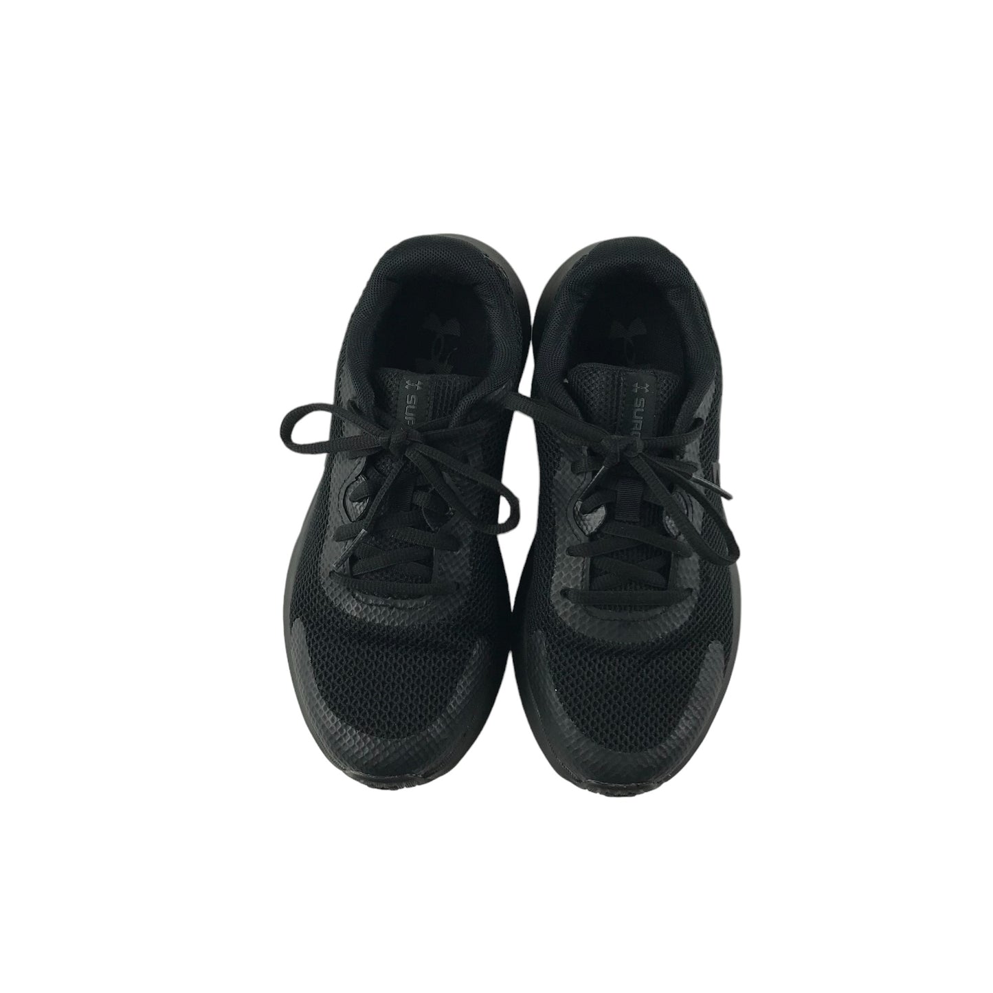 Under Armour Surge Trainers Shoe Size 5 Black with Laces