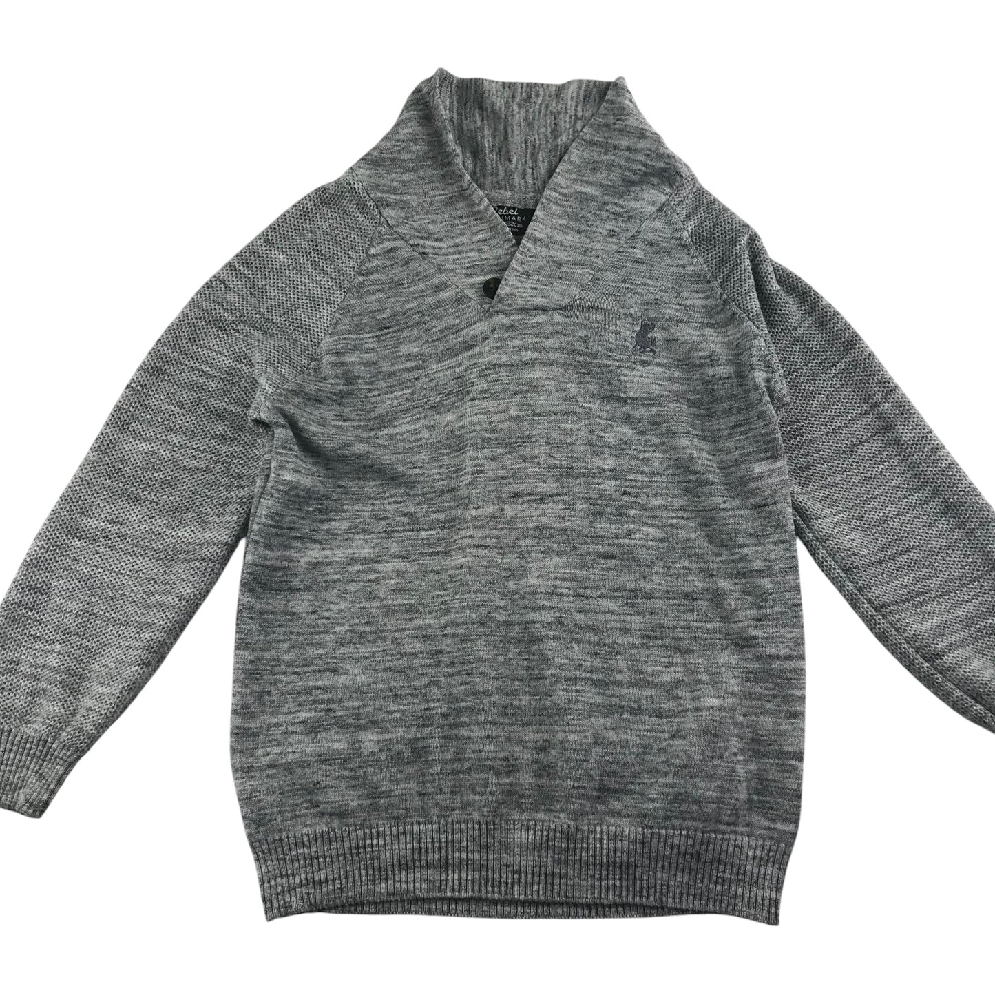 Primark jumper 6-7 years grey knitted pullover