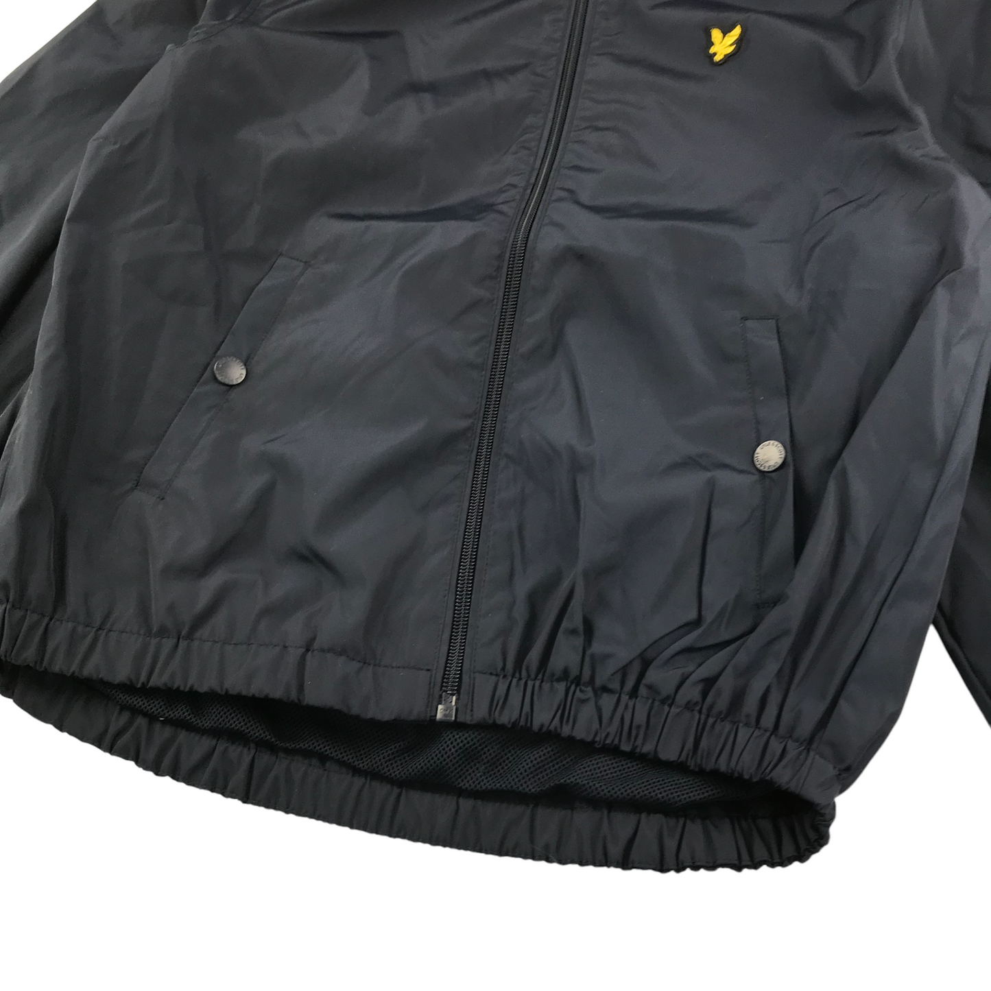 Lyle and Scott Jacket Age 10 Navy windbreaker bomber style with hood