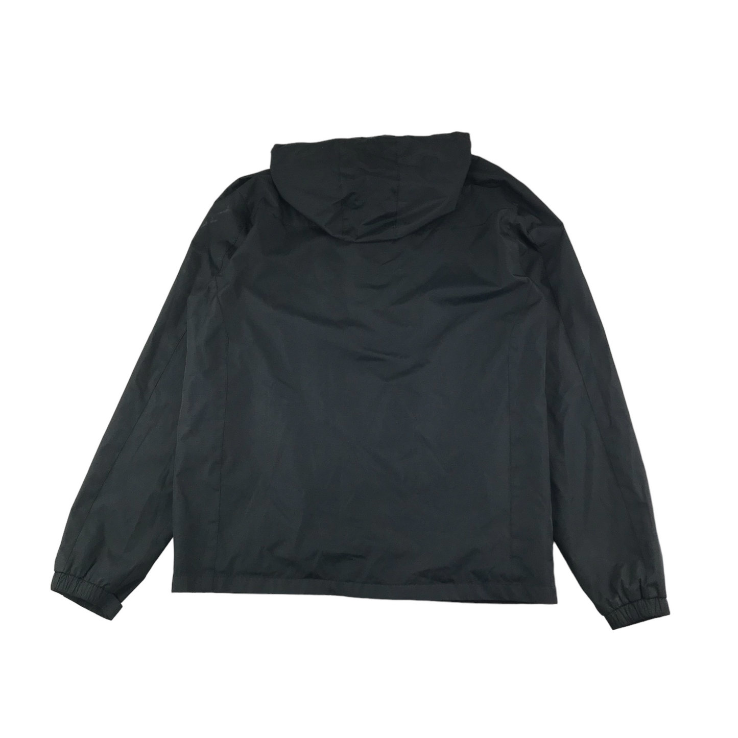 Black Jacket Size XL full zipper hooded windbreaker