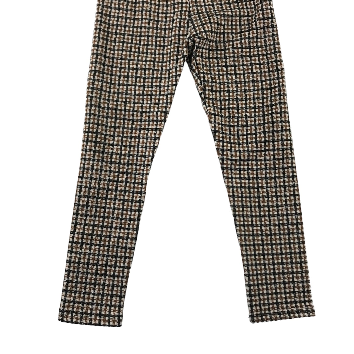 Zara leggings 4-5 years brown check pattern