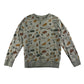 Tape A L'oeil sweater 7-8 years grey nature prints