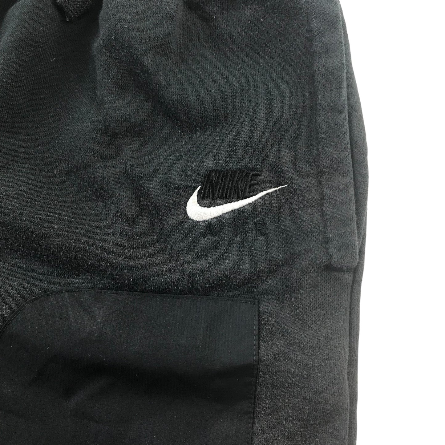 Nike Sports Jersey Shorts Age 12-14 Charcoal with Black Pockets and White Nike Logo