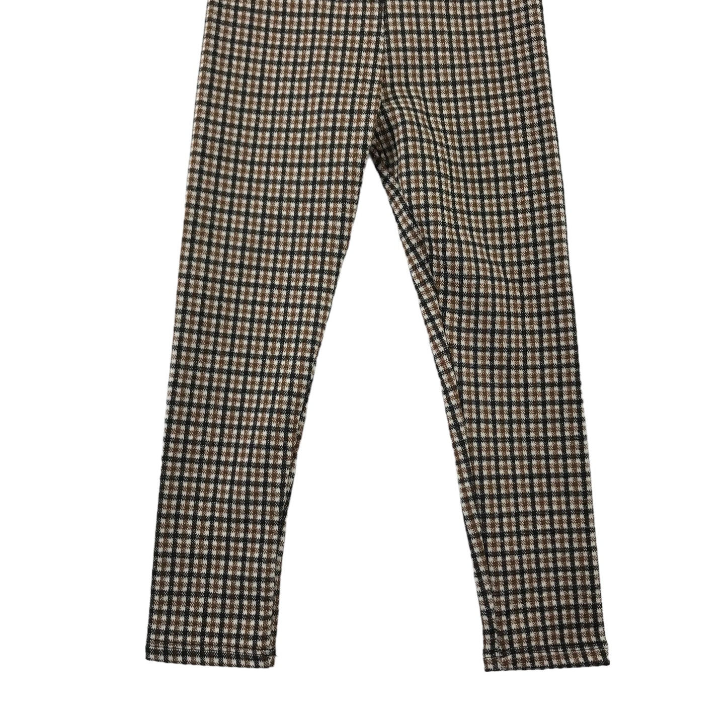 Zara leggings 4-5 years brown check pattern