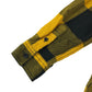 John Lewis shirt 7-8 years yellow and black checked button up cotton