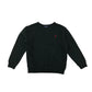 Ralph Lauren Sweatshirt 6 years Black Plain with Red Logo