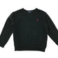 Ralph Lauren Sweatshirt 6 years Black Plain with Red Logo