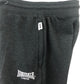 Lonsdale Jersey Short Adult XS Grey Plain With White Logo